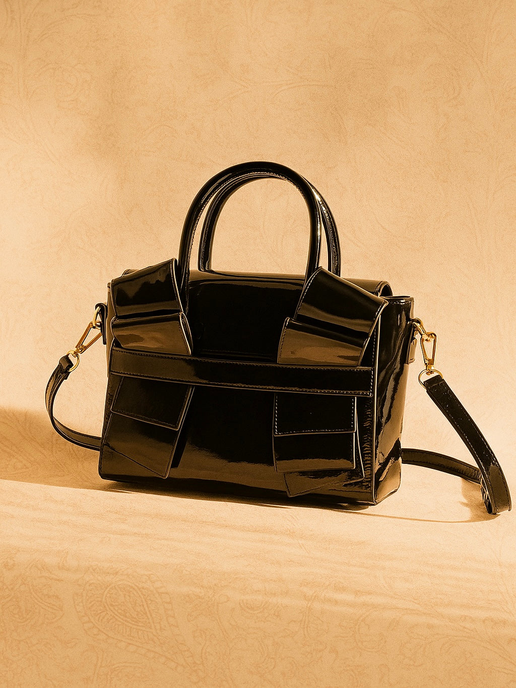 Shiny Mini Handbag for Girls | Korean Design | Crossbody Sling Purse