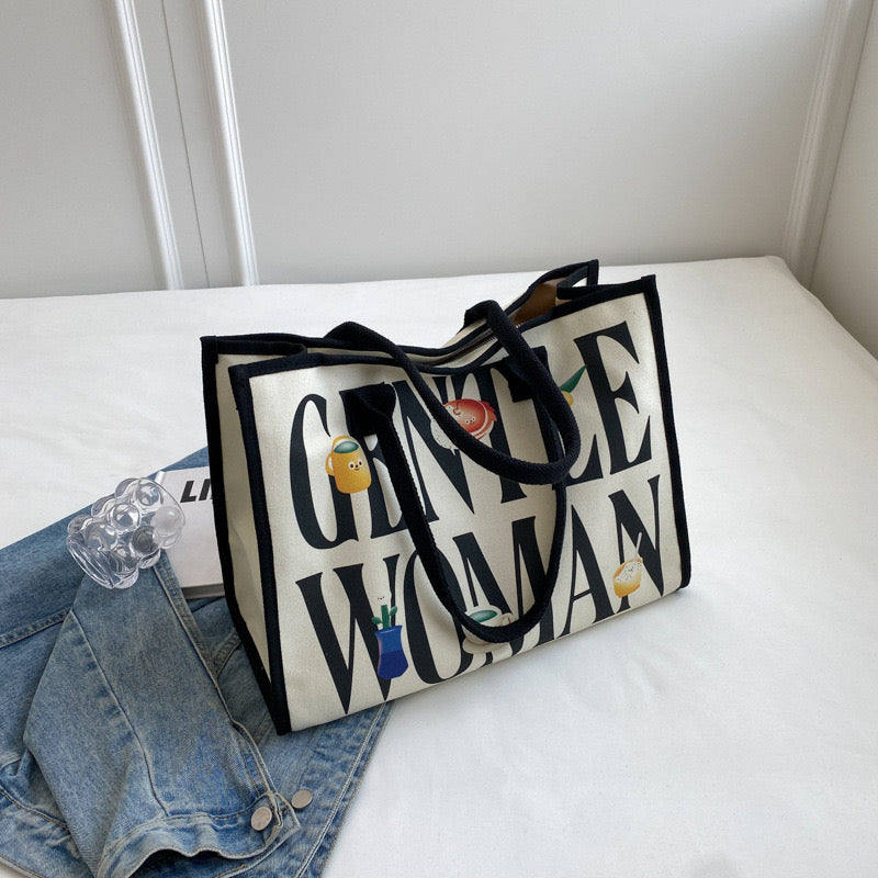 Gentlewoman Canvas Tote Bag – Oversized