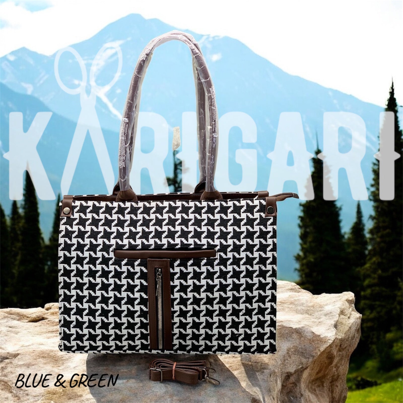 JACQUARD OFFICE TOTE