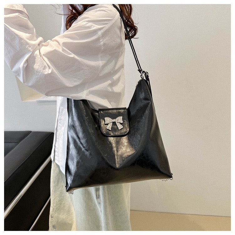 Midnight Shine Bow Backpack 2 in 1
