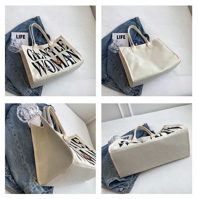 Gentlewoman Canvas Tote Bag – Oversized