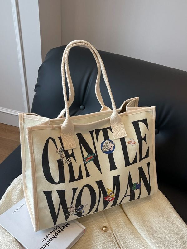 Gentlewoman Canvas Tote Bag – Oversized