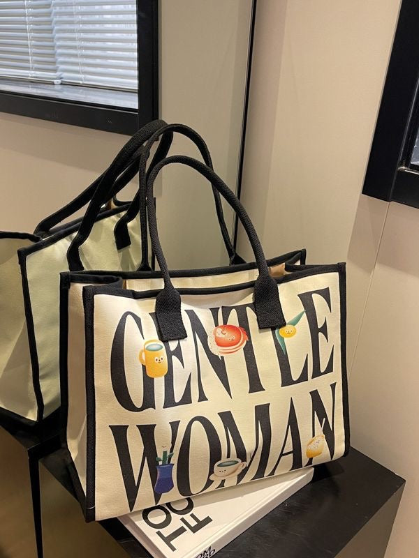 Gentlewoman Canvas Tote Bag – Oversized