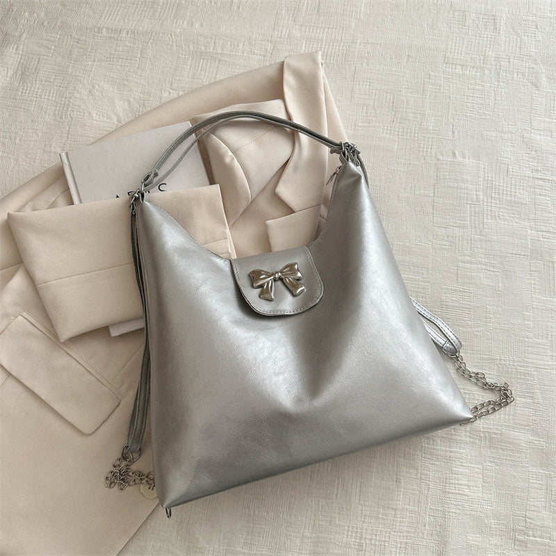 Midnight Shine Bow Backpack 2 in 1