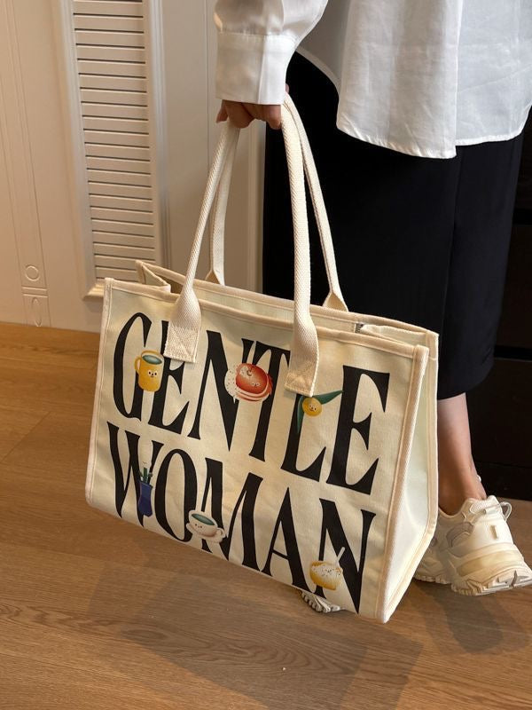 Gentlewoman Canvas Tote Bag – Oversized