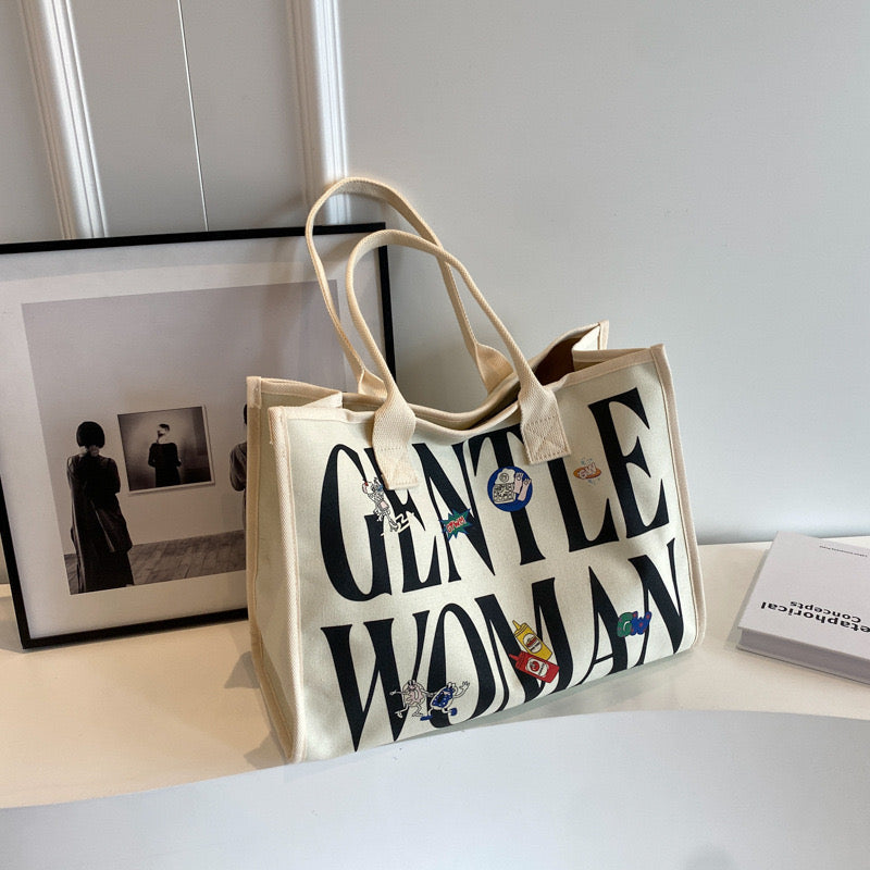 Gentlewoman Canvas Tote Bag – Oversized