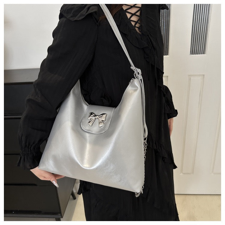 Midnight Shine Bow Backpack 2 in 1