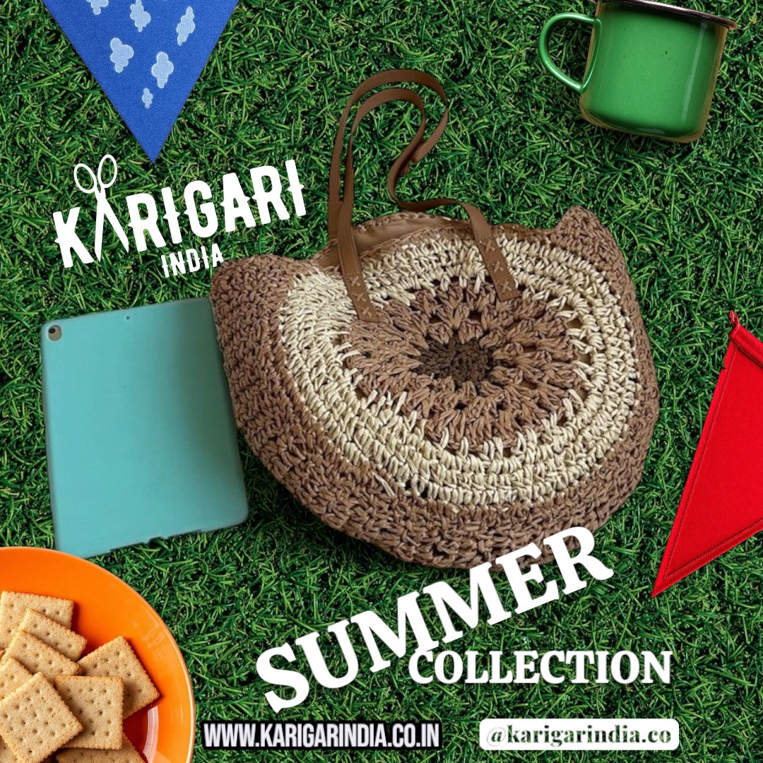 Rattan Straw Tote Bag